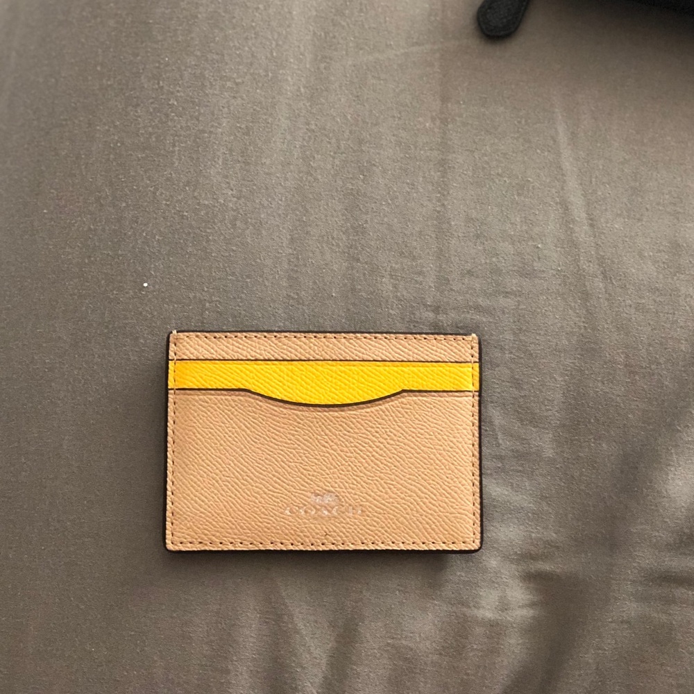 Coach card holder